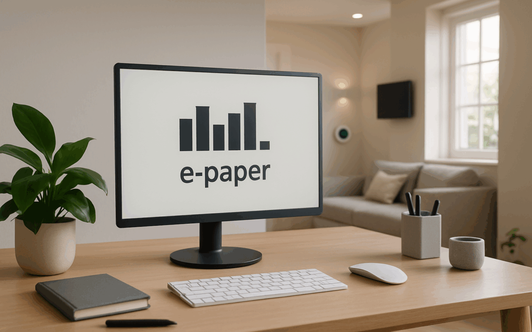 j’ai acquis cet écran ePaper abordable, et il a considérablement optimisé mon espace de travail et mon domicile intelligent