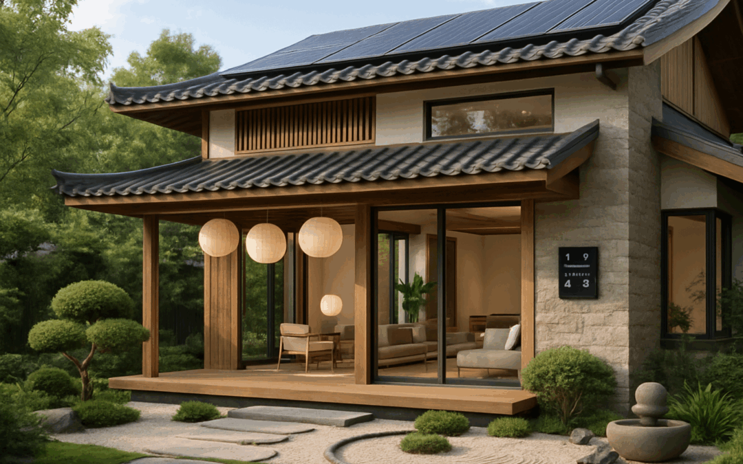L’harmonie entre l’est et l’ouest dans cette maison intelligente inspirée du Feng Shui