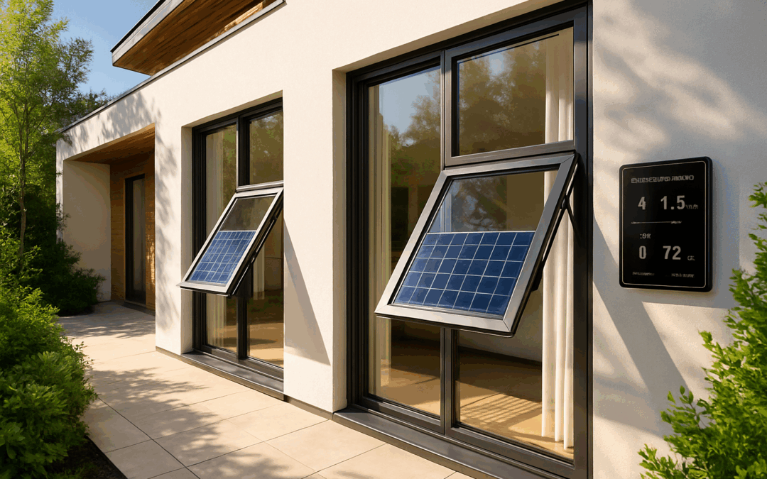 Des fenêtres intelligentes dotées d’intelligence artificielle pour une maison économe en énergie
