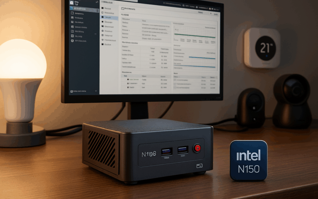 Essai du mini PC NiPoGi E2 avec processeur intel N150 : une solution efficace pour la virtualisation domotique sous Proxmox