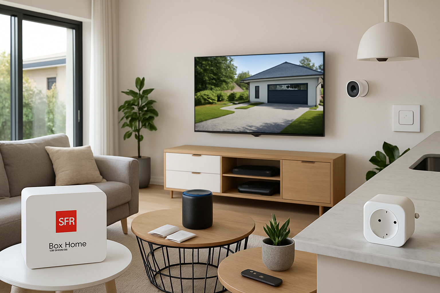 découvrez la box home de sfr, un service premium révolutionnaire qui combine domotique et technologie pour transformer votre maison en un espace intelligent. profitez d'un contrôle total sur vos appareils connectés et vivez une expérience de confort et de sécurité inégalée.