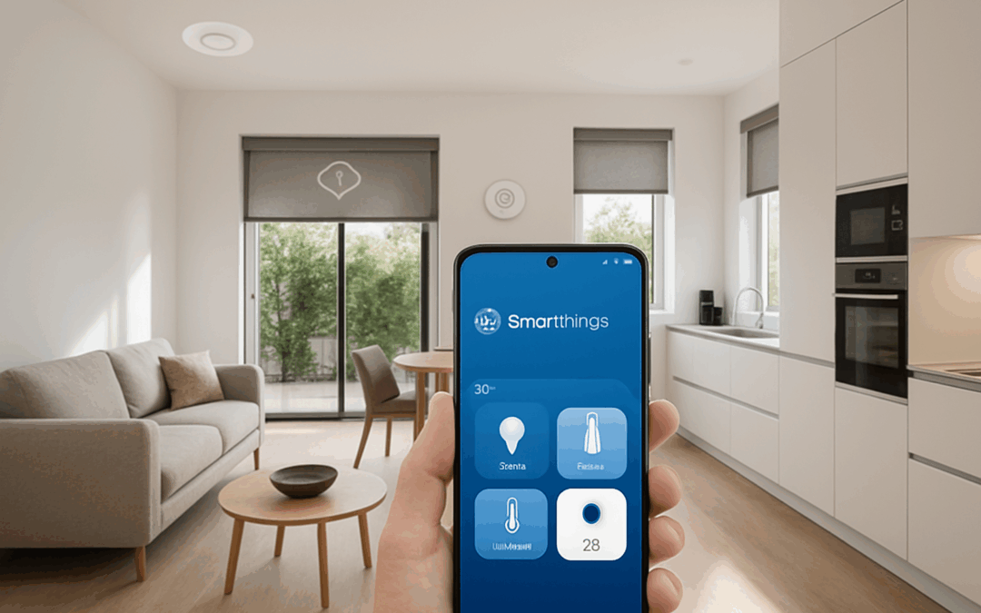 découvrez comment somfy a intégré tahoma® à smartthings de samsung, offrant une nouvelle dimension à votre maison connectée. simplifiez votre quotidien avec des solutions domotiques synchronisées pour un habitat intelligent et automatisé.
