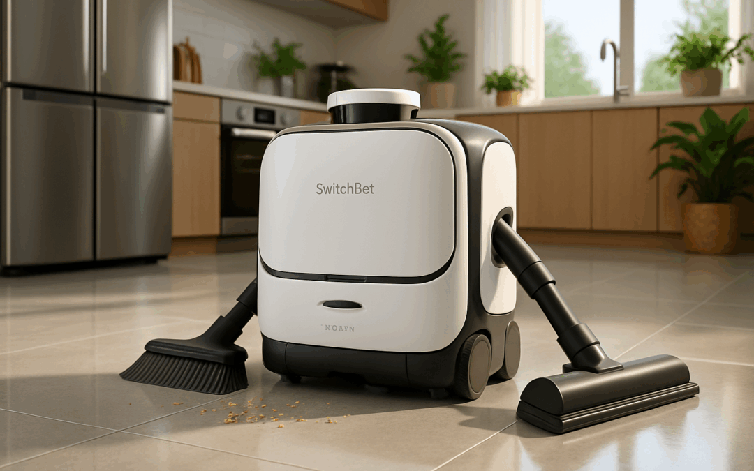 découvrez le nouveau robot ménager multitâche k20+ pro de switchbot, une révolution dans l'assistance domestique. ce dispositif innovant simplifie vos tâches ménagères et vous fait gagner du temps, tout en offrant des performances optimales pour un intérieur impeccable.
