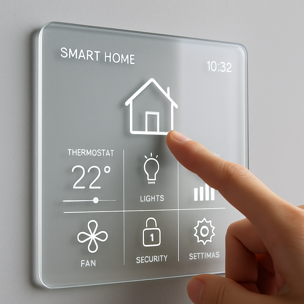 découvrez la nouvelle collection d'interfaces en verre d'eq-3, alliant élégance et innovation pour votre expérience domotique. transformez votre intérieur avec des designs modernes et intuitifs, facilitant le contrôle de votre habitat connecté.