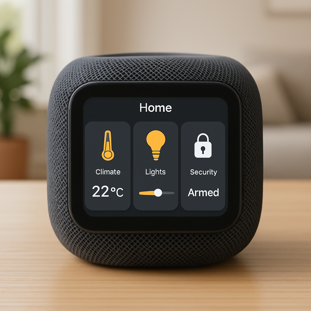 découvrez le futur des assistants domestiques avec le nouveau homepod d'apple, doté d'un écran, conçu pour rivaliser avec les nest hub de google. restez connecté et transformez votre maison en un espace intelligent avec cette innovation prometteuse.
