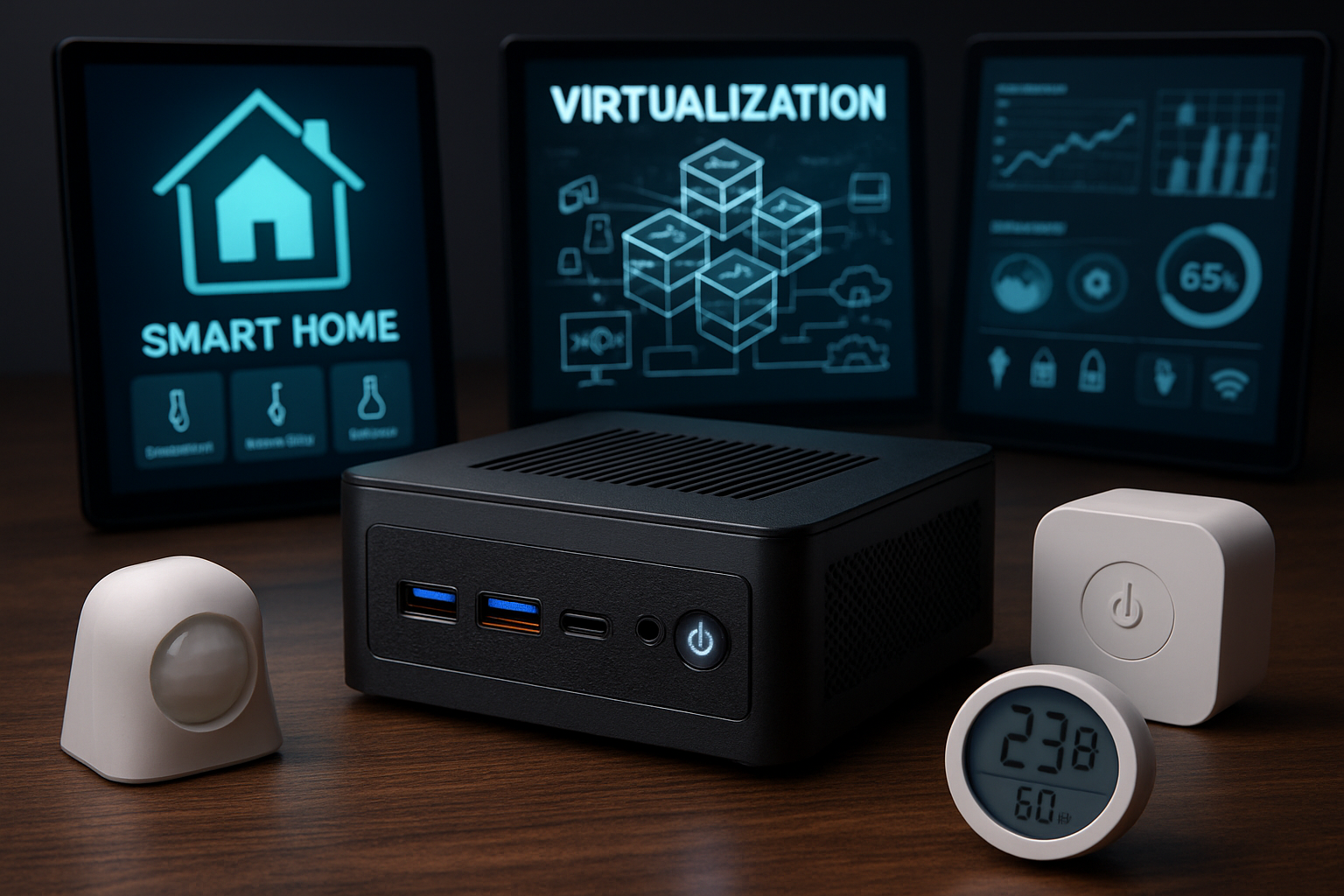 plongez dans l'univers révolutionnaire de la virtualisation domotique grâce à proxmox ! explorez nos offres exceptionnelles de mini pc et transformez votre maison en un espace intelligent et connecté. ne manquez pas cette occasion de moderniser votre habitat avec les dernières technologies.