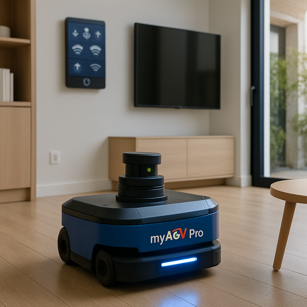 découvrez le myagv pro d'elephant robotics, une solution innovante alliant robot mobile hybride et intelligence artificielle, conçue pour optimiser la logistique et faciliter l'automatisation à domicile.