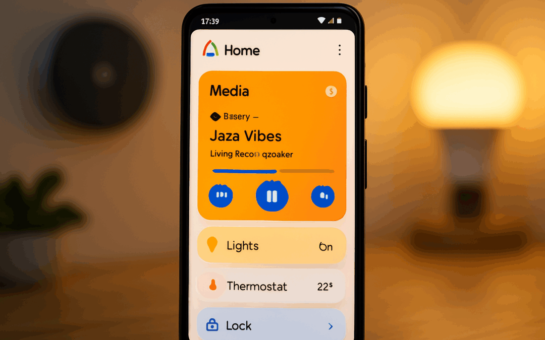 découvrez le nouveau redesign du contrôleur de médias de l'application google home, désormais sous material 3 sur android. améliorez votre expérience domotique avec une interface modernisée et intuitive, permettant un contrôle simplifié de vos appareils connectés.