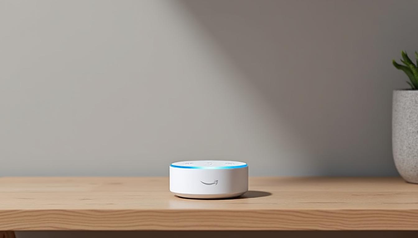 profitez dès maintenant de l'enceinte connectée incontournable, l'echo dot d'amazon, à prix réduit ! bénéficiez d'une remise exceptionnelle de 46 % sur ce dispositif intelligent et performant. ne manquez pas cette offre limitée.