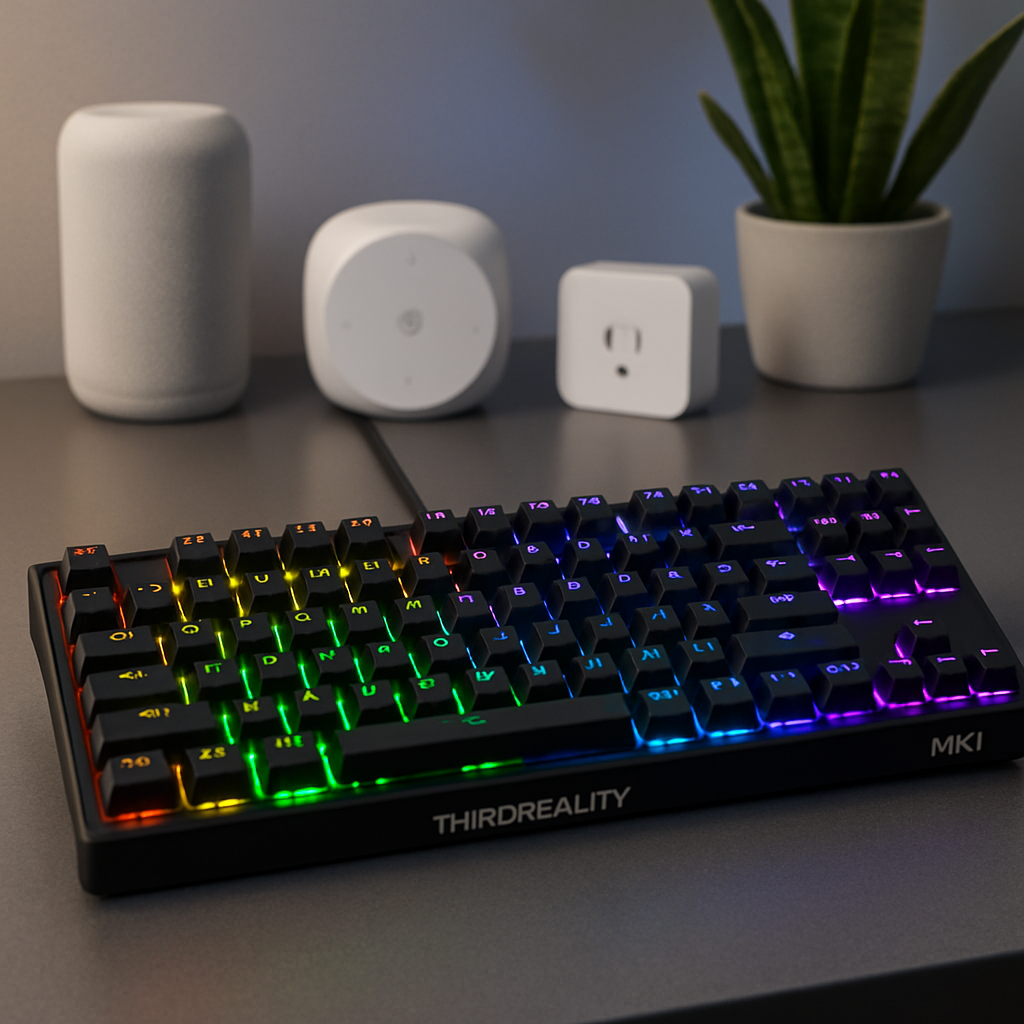 découvrez le troisième réalité mk1, le clavier parfait pour optimiser votre domotique grâce à matter et home assistant. simplifiez la gestion de vos appareils connectés avec un design intuitif et des fonctionnalités avancées.