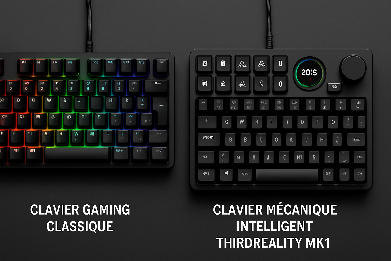 découvrez le troisième réalité mk1, le clavier révolutionnaire conçu pour optimiser votre système de domotique. grâce à sa compatibilité avec matter et home assistant, ce clavier intelligent facilite le contrôle de vos appareils. transformez votre maison en un véritable écosystème connecté avec une interface conviviale et des fonctionnalités avancées.