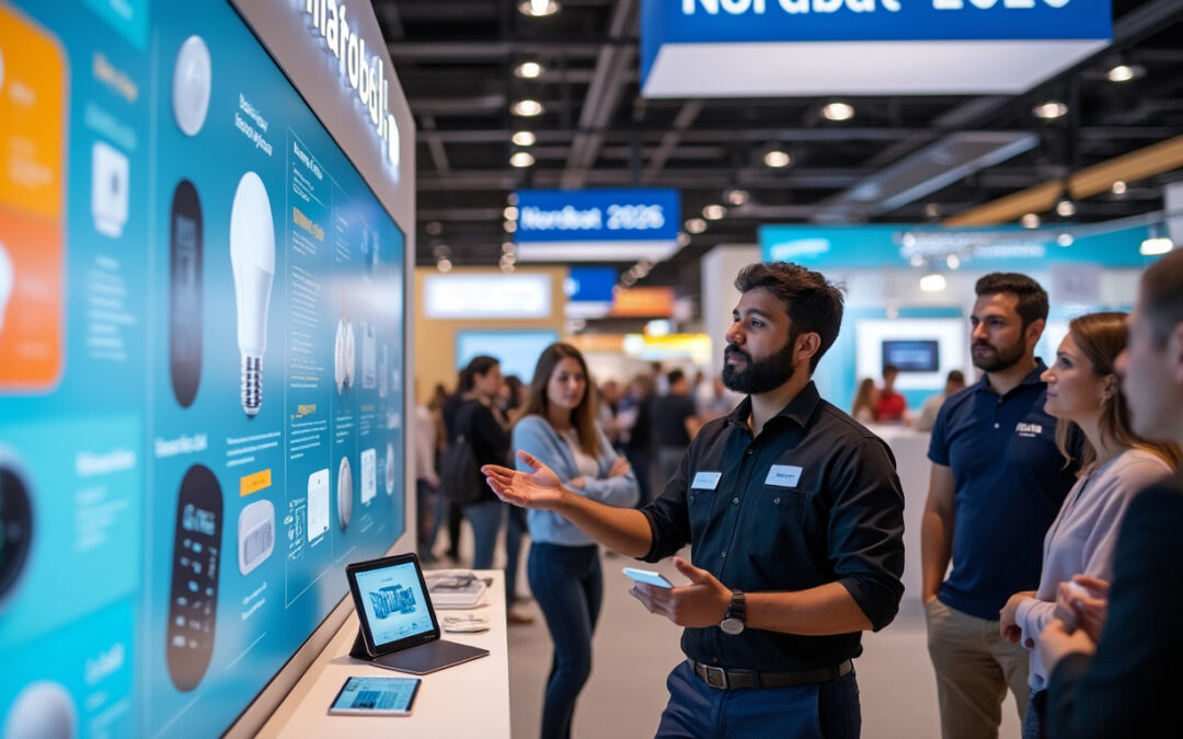 découvrez comment electricien+ révolutionne la maison connectée lors du salon nordbat 2026. innovations smart home, solutions intelligentes et expertises électriques au rendez-vous pour transformer votre habitat !