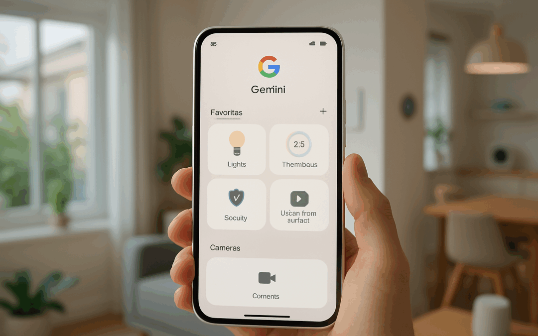 découvrez la nouvelle interface de l’application google home, offrant un contrôle intelligent et simplifié de votre maison connectée grâce à l’intégration avancée de l’ia gemini. profitez d’une expérience utilisateur améliorée et d’options de personnalisation innovantes.
