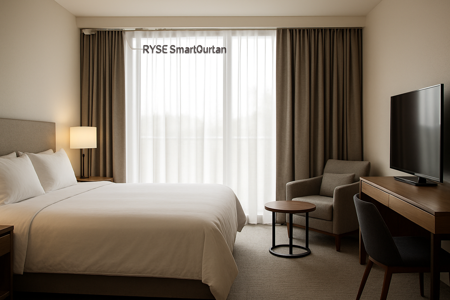 découvrez le rideau ryse smartcurtain, la solution d'automatisation silencieuse et élégante pour moderniser votre intérieur et contrôler vos rideaux intelligemment, où que vous soyez.