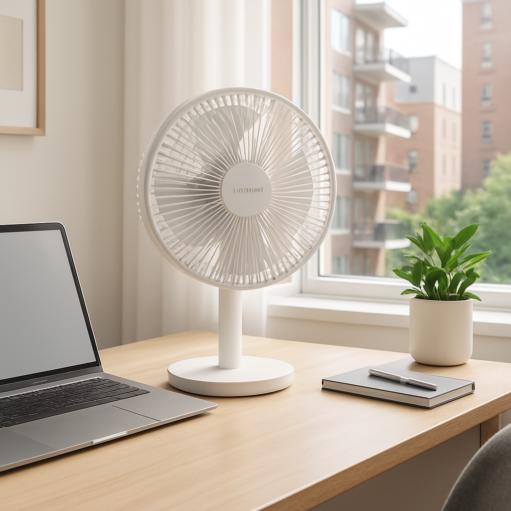 découvrez le ventilateur intelligent switchbot pour bureau : un refroidissement portable, silencieux et compatible homekit. profitez d’un contrôle facile et d’un confort optimal dans votre espace de travail.