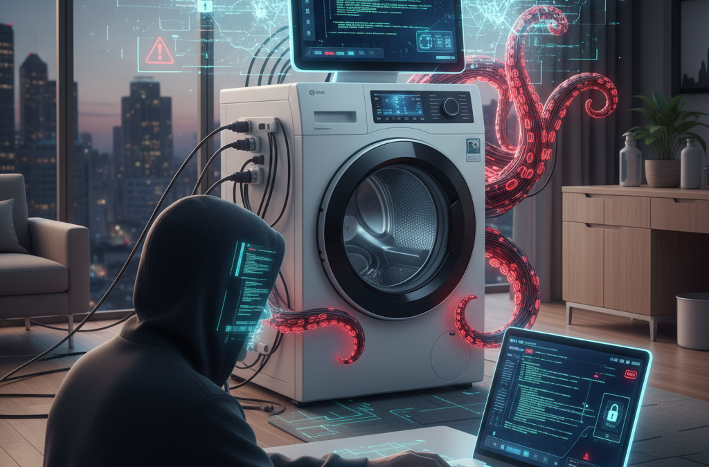 découvrez comment les machines à laver connectées, avec le modèle c3, deviennent une cible privilégiée des hackers et les risques de sécurité associés.
