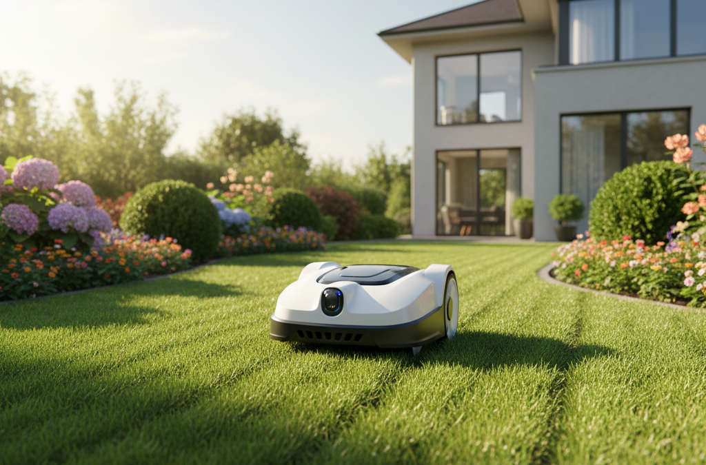 découvrez ce robot de tonte intelligent qui s'occupe de votre pelouse sans effort, et profitez-en gratuitement pour un jardin impeccable toute l'année.