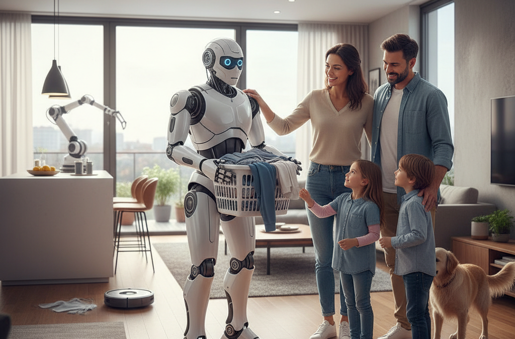 découvrez cloid, le robot humanoïde révolutionnaire de lg présenté au ces 2026, conçu pour simplifier la vie quotidienne et créer un foyer intelligent sans effort.