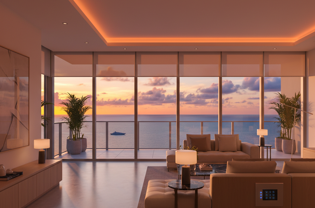 découvrez le leader de miami en éclairage lutron, spécialiste de la réinvention de l'art des lumières et des stores pour une ambiance élégante et moderne.