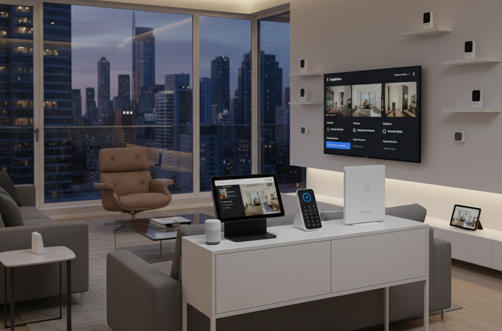 découvrez le nouveau système de sécurité résidentiel d'at&t, intégrant google home et abode pour une protection intelligente, simple et efficace de votre domicile.