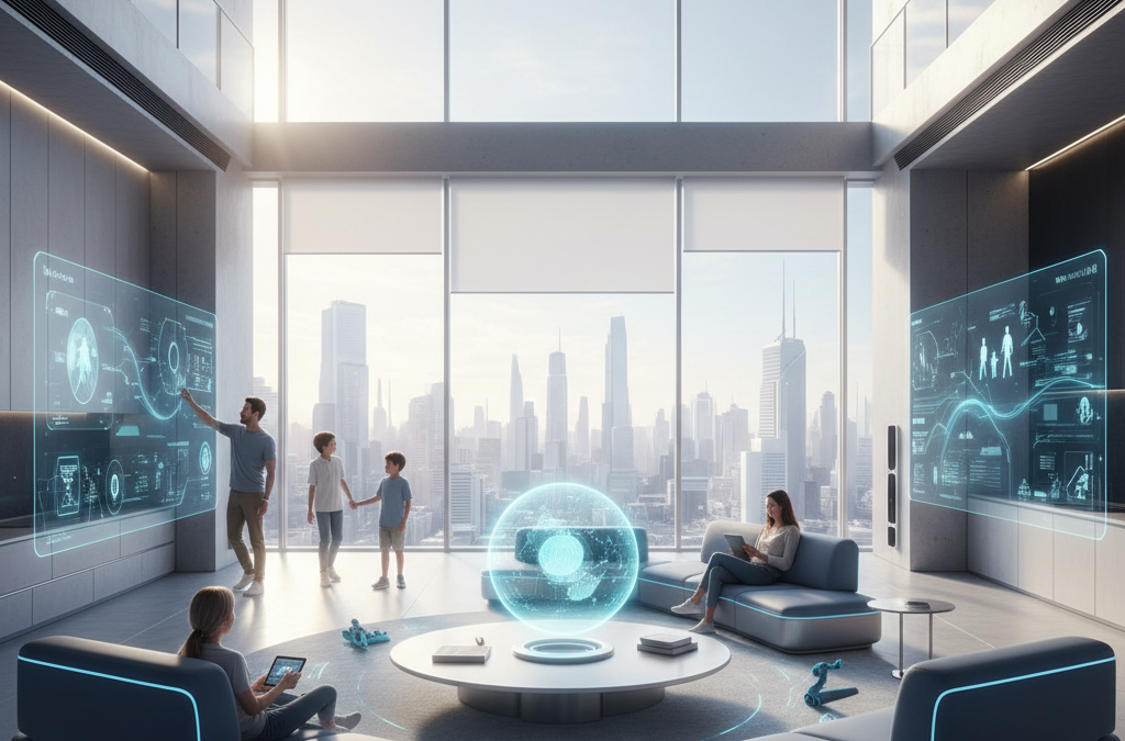 découvrez la technologie domotique de 2026 qui transforme votre maison en un espace intelligent capable d'apprendre vos habitudes, de reconnaître les visages et de vous écouter pour un confort et une sécurité optimisés.