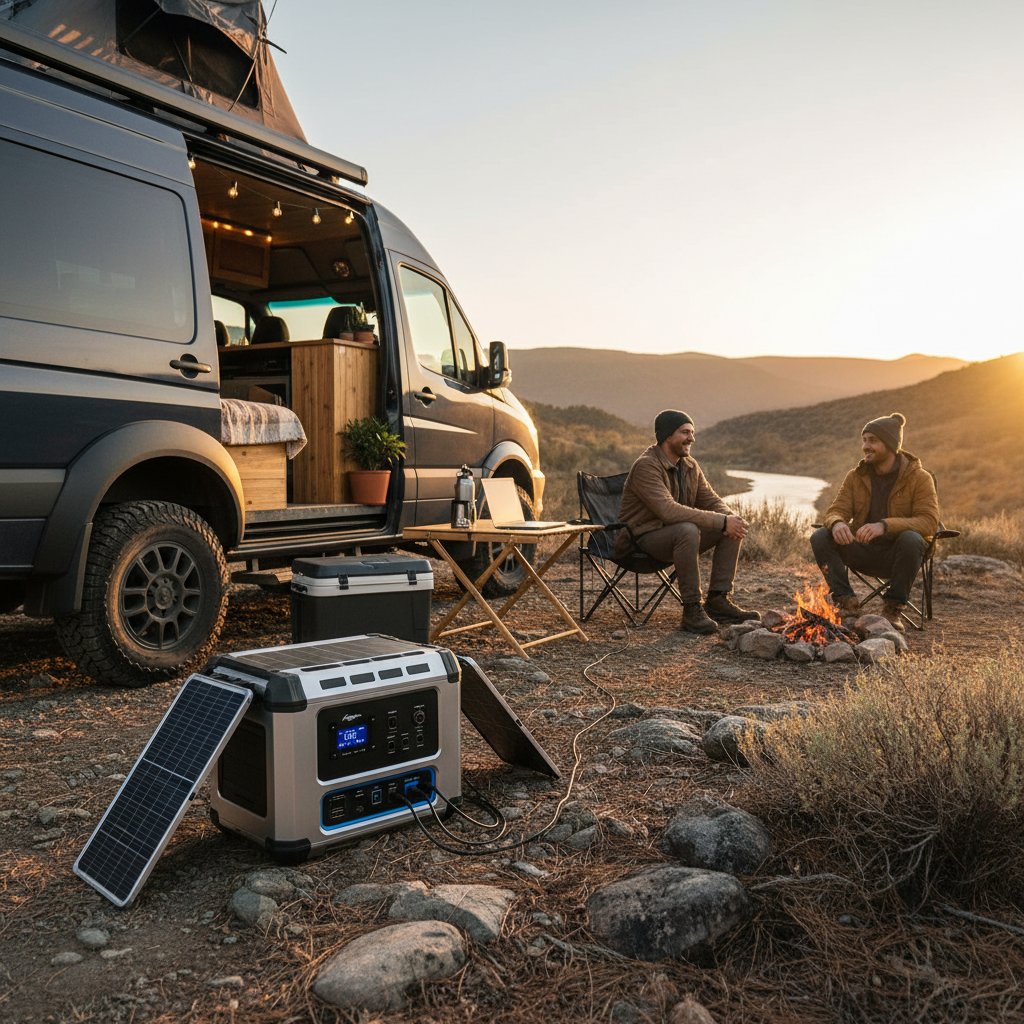 découvrez la batterie bluetti ac50b, l'alliée indispensable pour vos aventures en vanlife, vos tournages et situations de panne. puissante, fiable et portable, elle vous accompagne partout sans jamais vous laisser tomber.