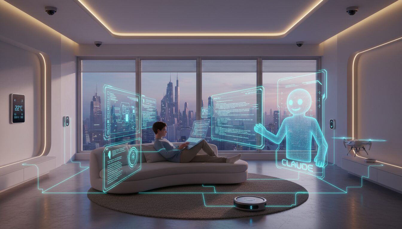 découvrez comment j'ai exploité claude pour programmer facilement ma maison intelligente ultra complexe, simplifiant chaque étape de l'automatisation avec efficacité.