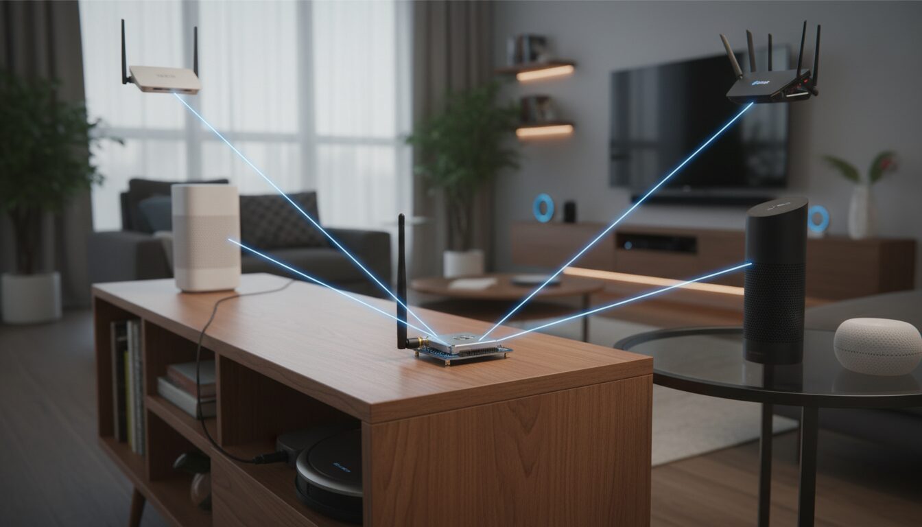 découvrez esphome 2026.1 : l'esp32 bénéficie désormais d'une connexion améliorée aux bornes wi-fi optimales pour une performance sans faille.