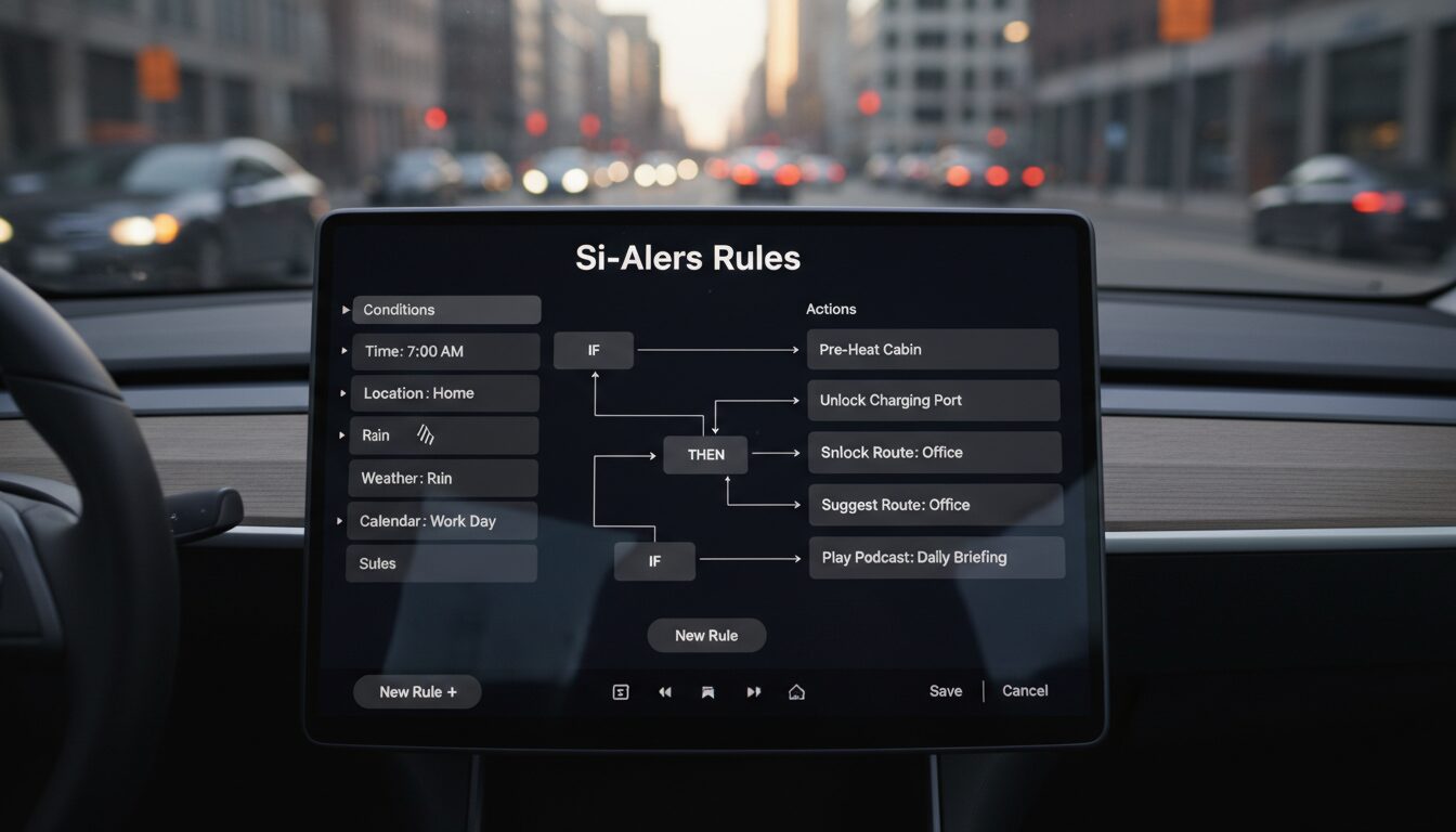 découvrez la nouvelle mise à jour logicielle tesla qui introduit des automatisations 'si-alors' innovantes pour améliorer l'expérience des conducteurs en chine.