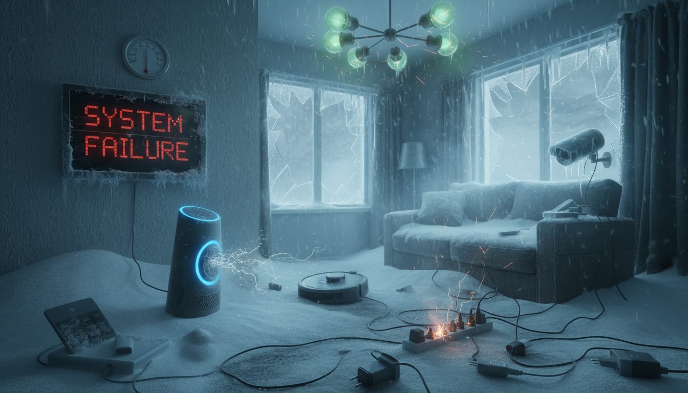 découvrez comment préparer votre maison connectée aux tempêtes d'hiver en comprenant le fonctionnement des capteurs iot par temps froid et l'importance d'une alimentation de secours pour votre thermostat.