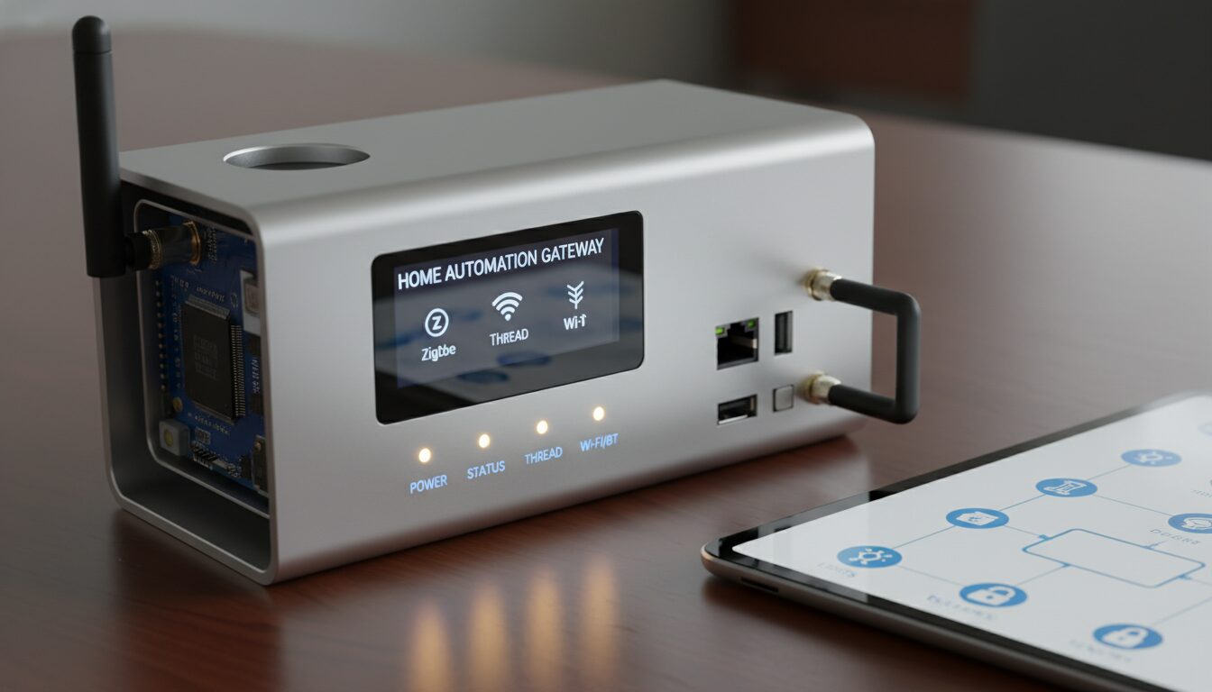 découvrez une passerelle domotique professionnelle basée sur esp32, offrant connectivité et contrôle avancé pour votre maison intelligente.