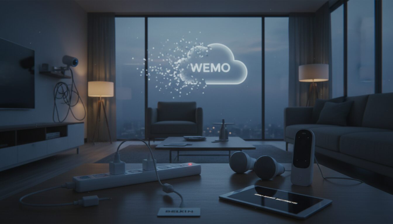 belkin met fin au service cloud wemo, rendant les appareils de maison intelligente wemo inopérants, impactant ainsi les utilisateurs qui dépendent de cette connexion pour contrôler leurs dispositifs.