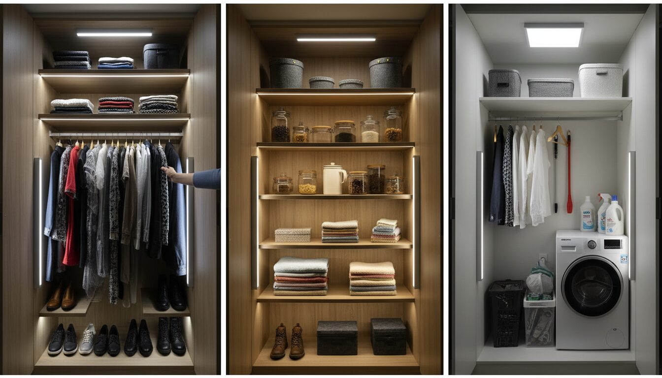 découvrez comment ces 9 luminaires innovants ont transformé l’éclairage de mes placards, alliant style et fonctionnalité pour un espace plus lumineux et pratique.