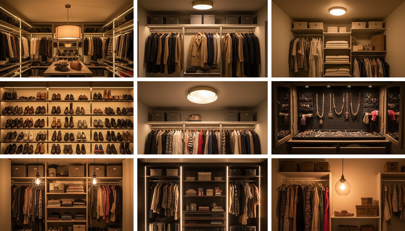 découvrez comment ces 9 luminaires ont transformé l’éclairage de mes placards, alliant style et fonctionnalité pour un espace optimisé et lumineux.