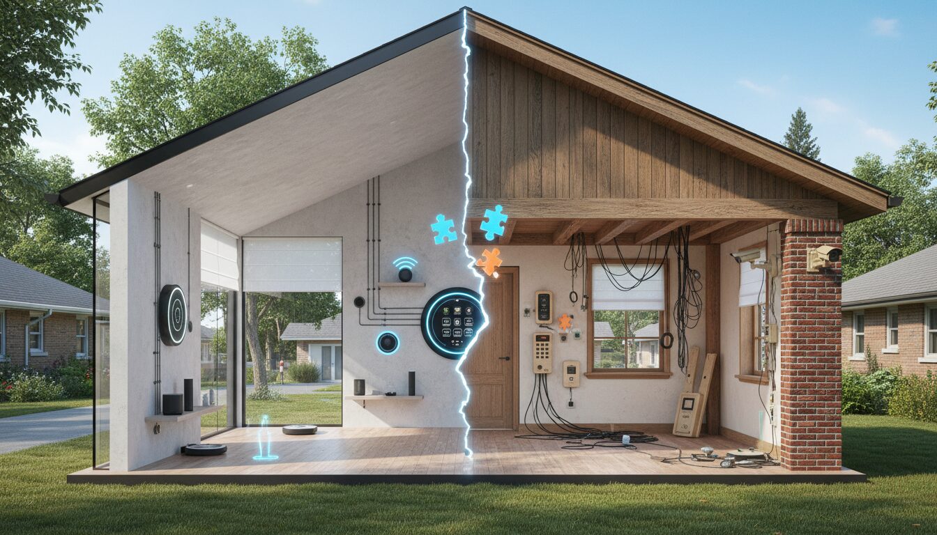 découvrez pourquoi les maisons intelligentes rencontrent des problèmes de fiabilité en explorant le fossé architectural qui freine l'automatisation domestique et les défis à surmonter pour un habitat connecté efficace.