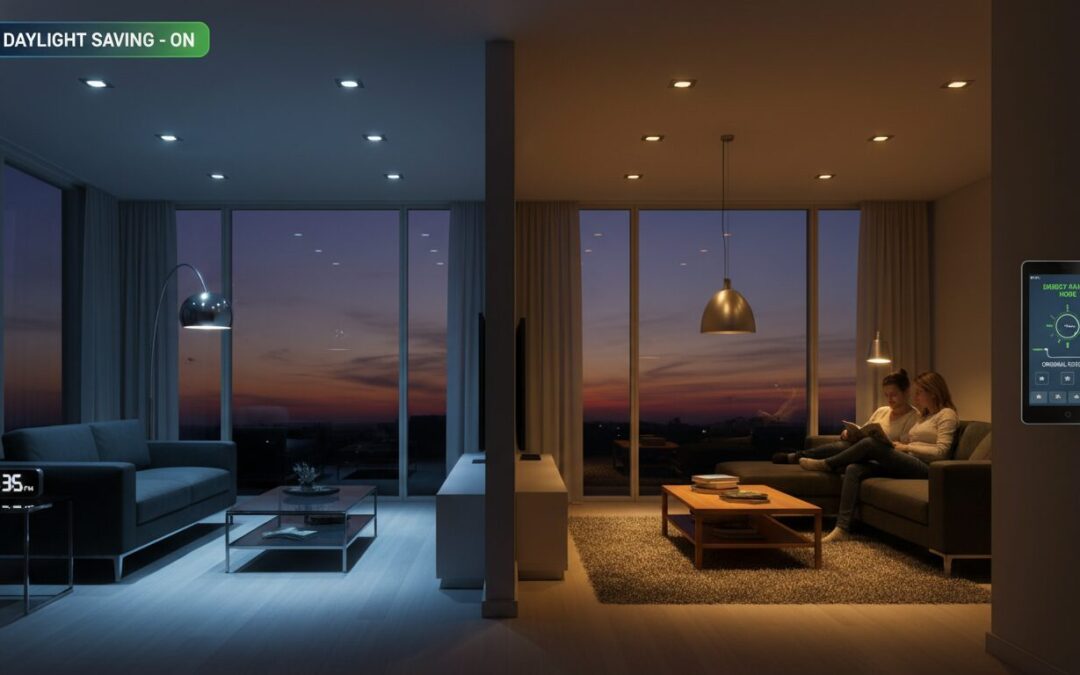 découvrez comment le changement d'heure impacte vos programmations d'éclairage, provoquant un gaspillage chaque soir, et apprenez des astuces pour optimiser votre consommation d'énergie.