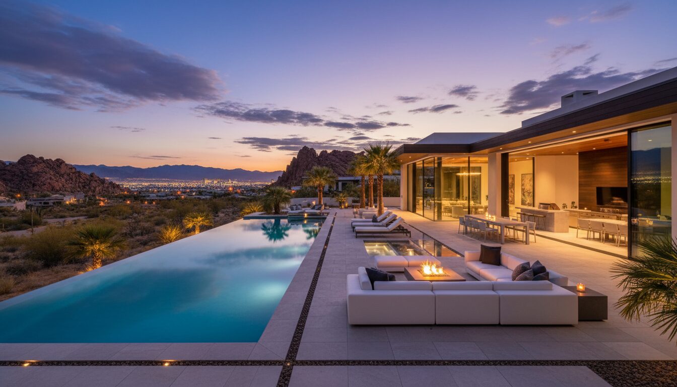 la fameuse dynastie des steakhouses met en vente une somptueuse demeure à las vegas au prix de 19,5 millions de dollars. découvrez les photos exclusives de cette propriété de luxe.