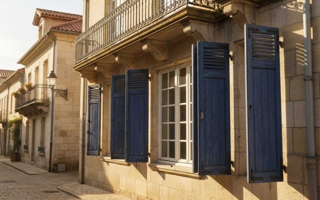 redécouvrez le charme des volets traditionnels qui font leur grand retour, remplacant les stores électriques pour embellir vos façades à l'ancienne.