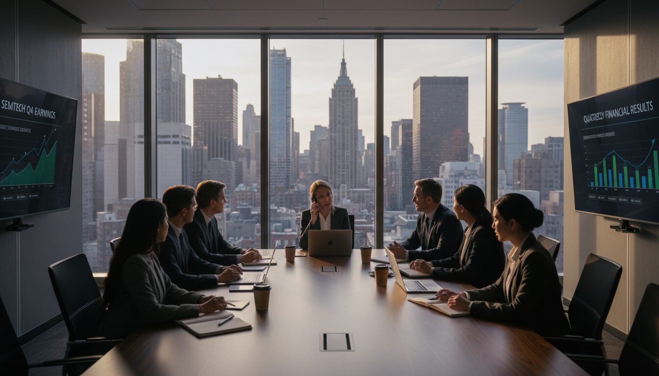 découvrez les points clés de la conférence téléphonique sur les résultats financiers du 4e trimestre de semtech, avec les analyses et perspectives importantes.