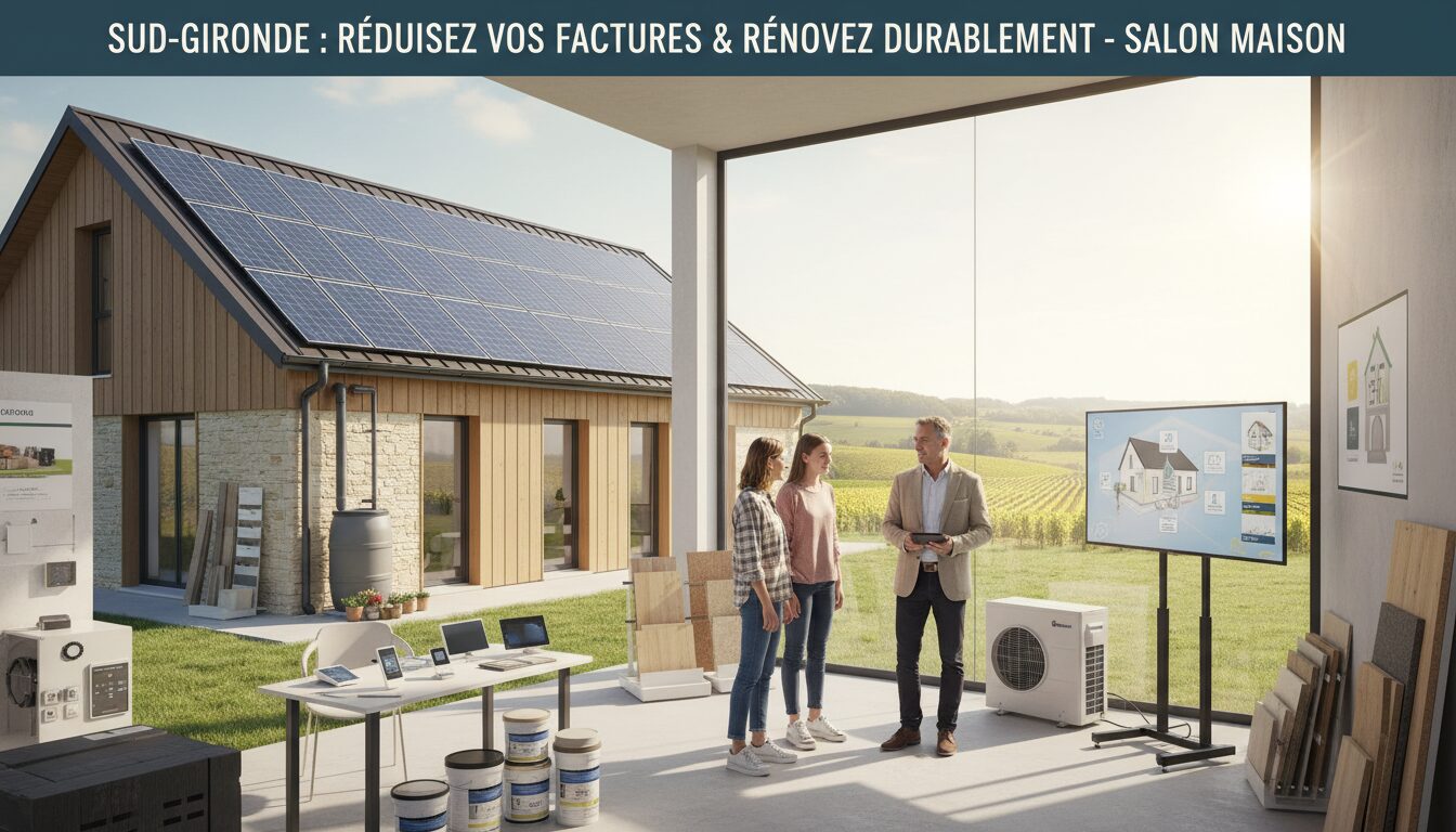 découvrez nos astuces pratiques pour réduire vos factures d'énergie et profitez de conseils experts pour vos travaux lors du salon maison en sud-gironde.