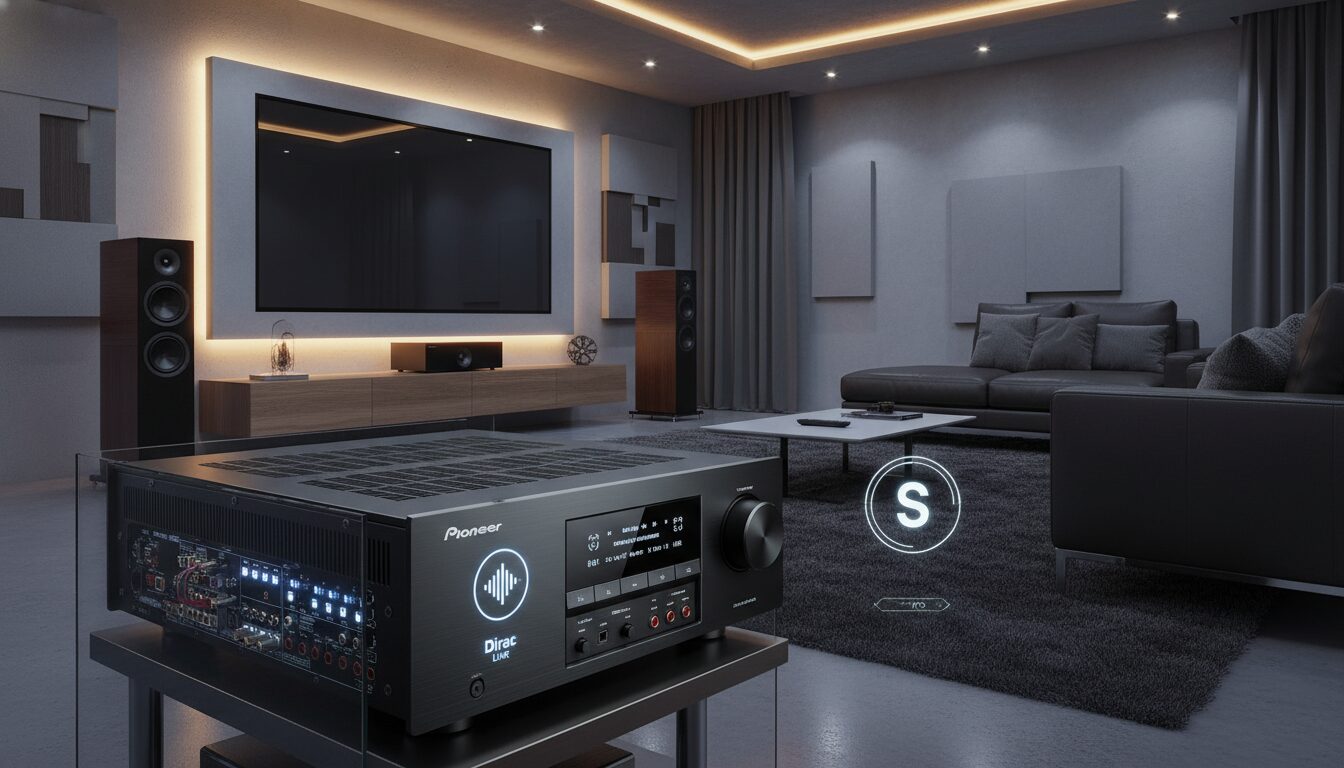 découvrez l'ampli pioneer polyvalent avec ses 11 canaux amplifiés, la correction acoustique dirac live, la certification imax enhanced et l'intégration sonos pour une expérience audio immersive et de haute qualité.