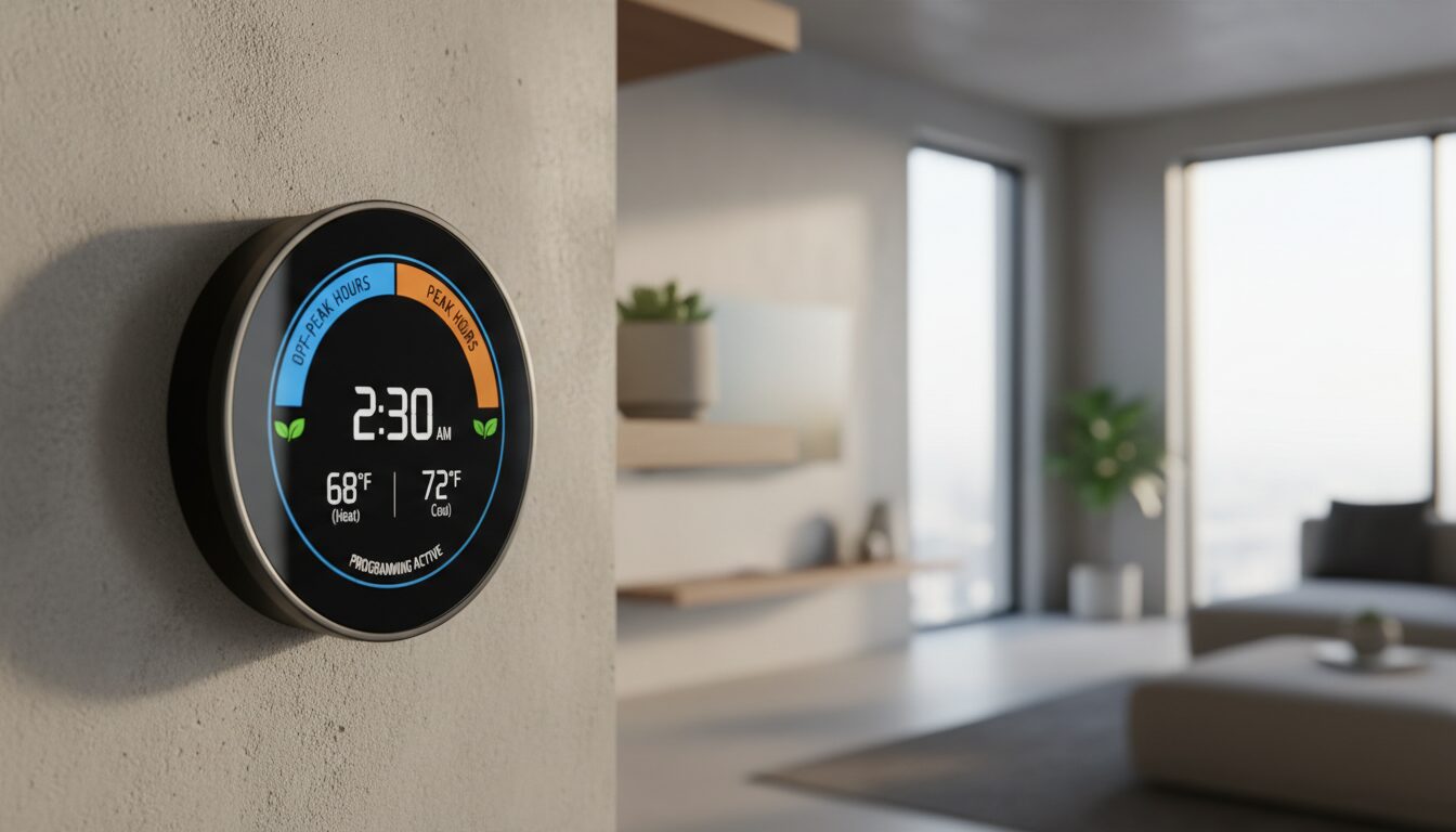 découvrez comment synchroniser facilement votre thermostat intelligent avec les heures creuses afin de réduire efficacement votre facture d'électricité et optimiser votre consommation d'énergie.