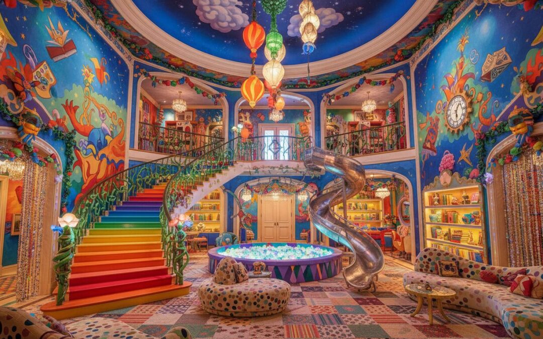 découvrez cette demeure exceptionnelle à university park alliant design intérieur ludique et détails raffinés, avec un investissement d'un million de dollars pour un cadre de vie unique et élégant.