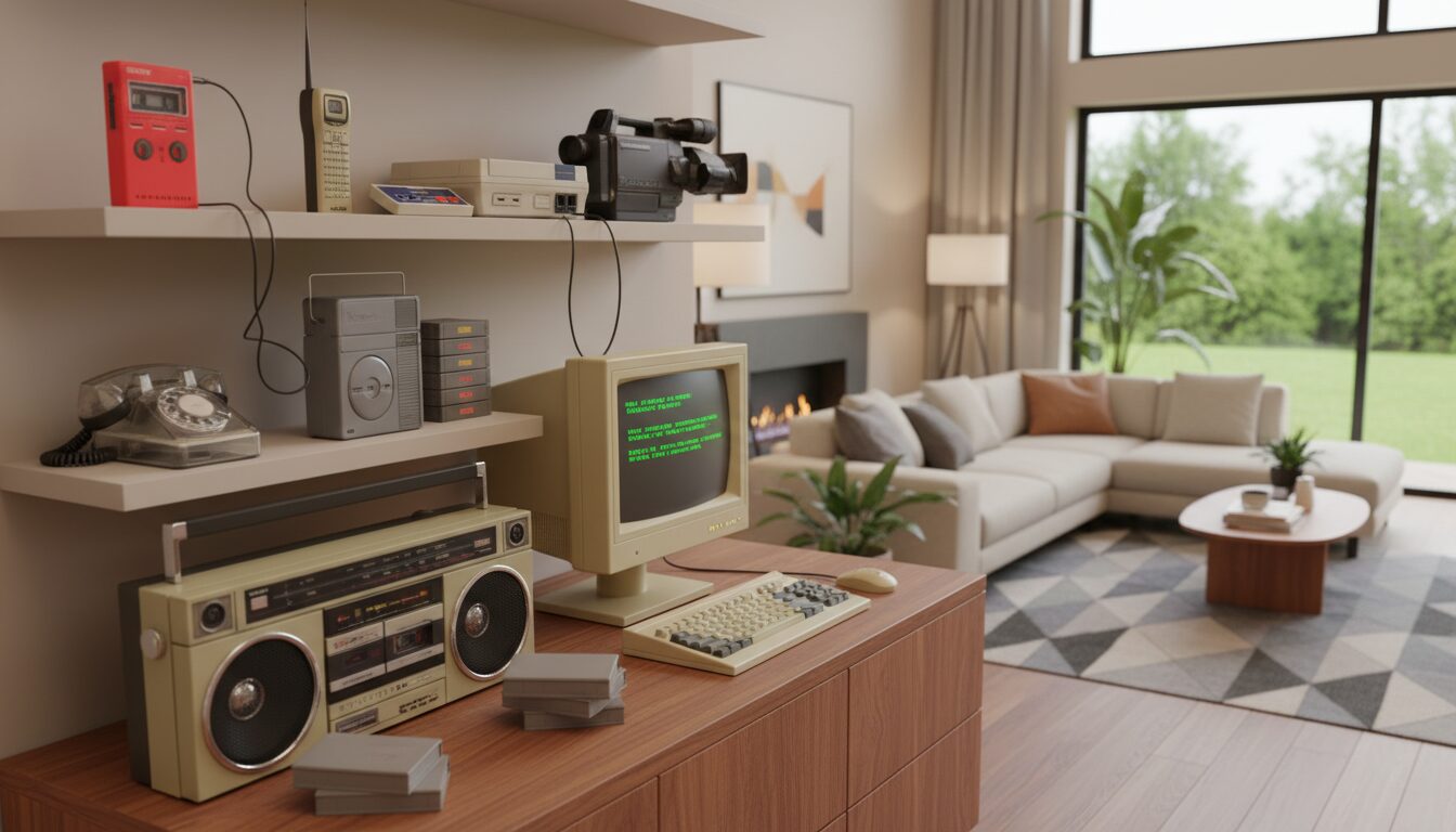 découvrez une sélection unique de gadgets rétro des années 80 sur amazon. plongez dans la nostalgie avec des objets vintage incontournables pour les amateurs de cette époque.