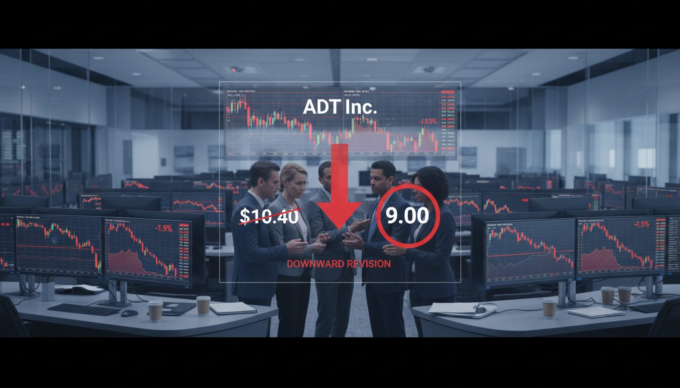 goldman sachs ajuste son objectif de cours pour adt inc. de 10,40 $ à 9 $, découvrez les raisons de cette révision et son impact potentiel sur le marché.