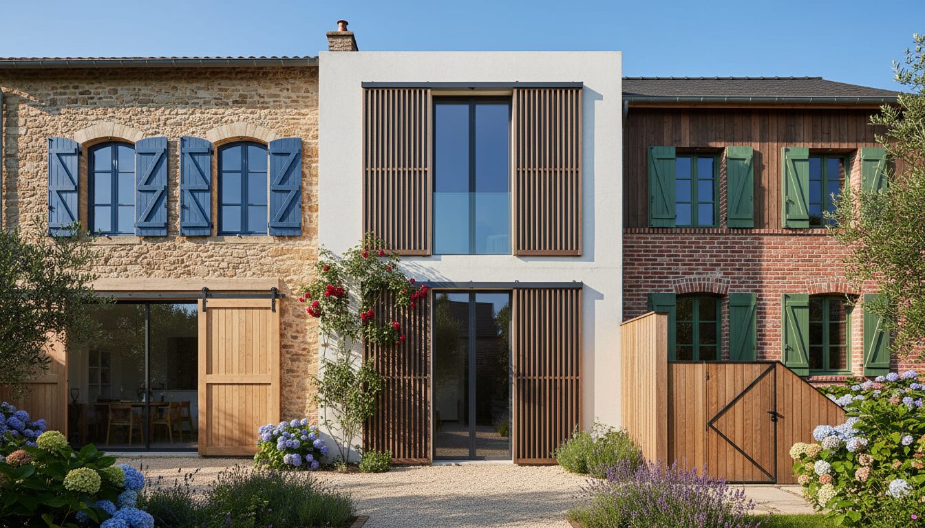 découvrez le retour en force des volets en bois traditionnels sur toutes les façades, remplaçant les volets roulants électriques pour un style authentique et durable.