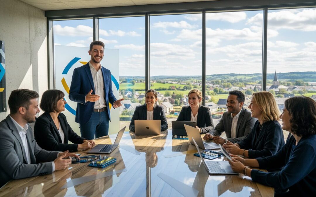 à luc-la-primaube, romain baptiste lance éclai’rom, une start-up innovante prometteuse, portée par une vision novatrice et un fort potentiel de croissance.