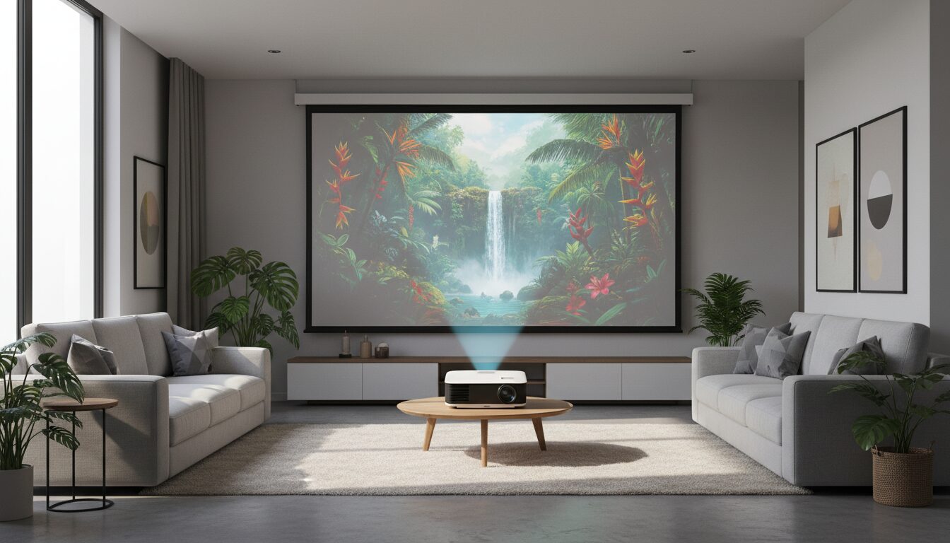 profitez de 1 000 euros de réduction sur le vidéoprojecteur sony bravia projector 7, un modèle 4k natif sxrd offrant une excellente qualité d'image, malgré des noirs un peu moins profonds.