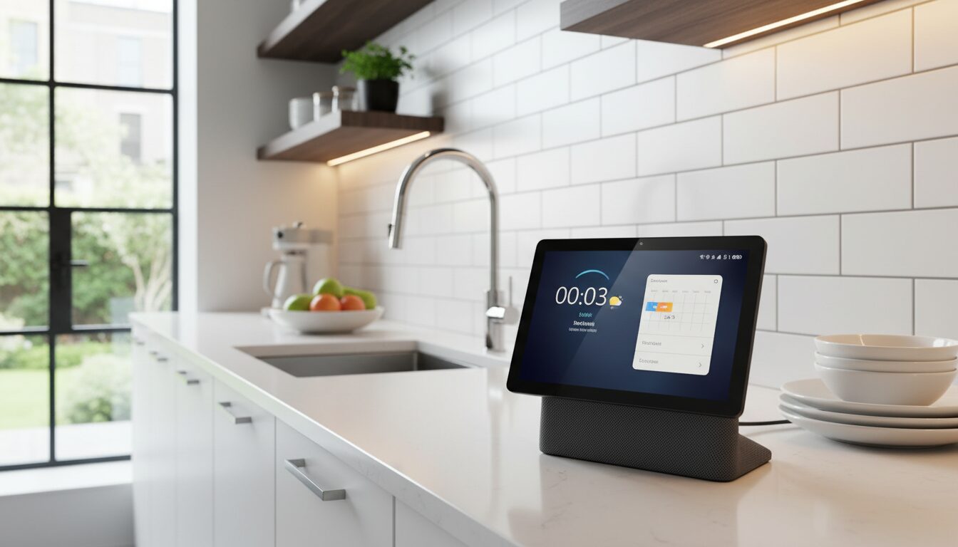 découvrez notre test complet de l'amazon echo show 11, l'écran intelligent qui transforme votre maison connectée grâce à son design élégant, ses fonctionnalités avancées et son assistant vocal performant.