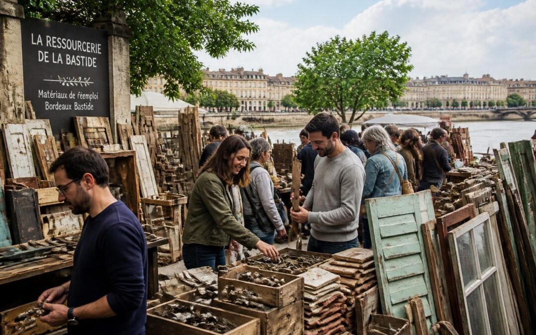 À Bordeaux, la Brocante aux matériaux enchante les passionnés du réemploi à la Bastide